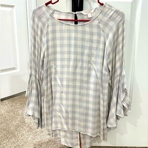Women's LC Lauren Conrad Long Sleeve Plaid Shirt